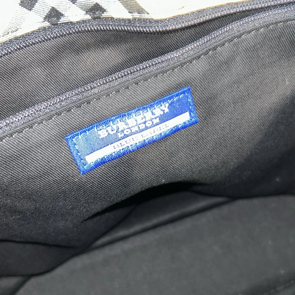 BURBERRY Denim Exterior Tote Bag